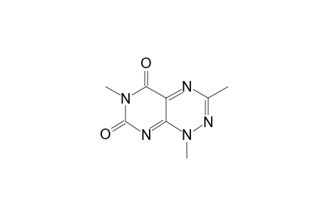 Pyrimido[5,4-E][1,2,4]triazine-5,7(1H,6H)-dione, 1,3,6-trimethyl-