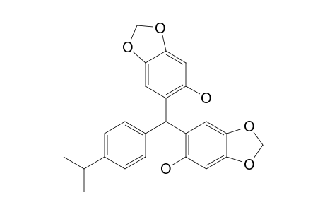 2,2'-DIHYDROXY-4,5:4',5'-DIMETHYLENEDIOXY-4''-ISOPROPYL-TRIPHENYLMETHANE