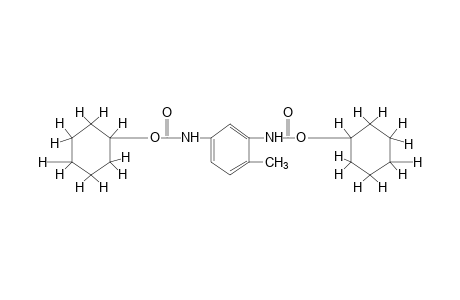 (4-methyl-m-phenylene)dicarbamic acid, dicyclohexyl ester