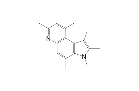 3H-Pyrrolo[3,2-f]quinoline, 1,2,3,4,7,9-hexamethyl-