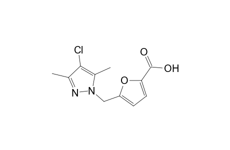 5-[(4-chloro-3,5-dimethyl-1H-pyrazol-1-yl)methyl]-2-furoic acid