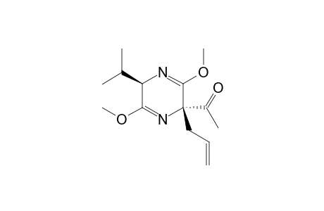 1-[(2R,5R)-3,6-dimethoxy-2-propan-2-yl-5-prop-2-enyl-2H-pyrazin-5-yl]ethanone