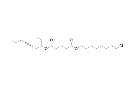 Glutaric acid, 8-chlorooctyl non-5-yn-3-yl ester