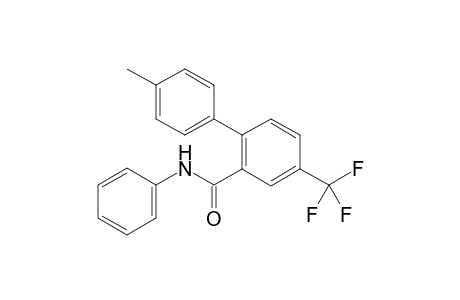 4'-methyl-N-phenyl-4-(trifluoromethyl)-[1,1'-biphenyl]-2-carboxamide