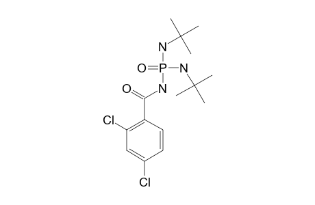 N-2,4-DICHLOROBENZOYL-N',N''-DI-TERT.-BUTYL-PHOSPHORIC-TRIAMIDE