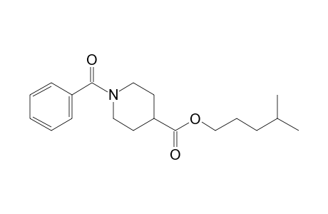 Isonipecotic acid, N-benzoyl-, isohexyl ester