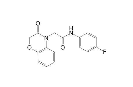 N-(4-fluorophenyl)-2-(3-oxo-2,3-dihydro-4H-1,4-benzoxazin-4-yl)acetamide