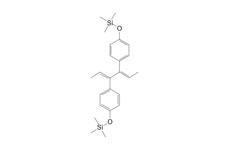 [4-((1E,2E)-1-Ethylidene-2-(4-[(trimethylsilyl)oxy]phenyl)-2-butenyl)phenoxy](trimethyl)silane