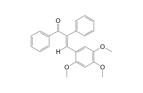 trans-2-phenyl-3-(2,4,5-trimethoxyphenyl)acrylophenone