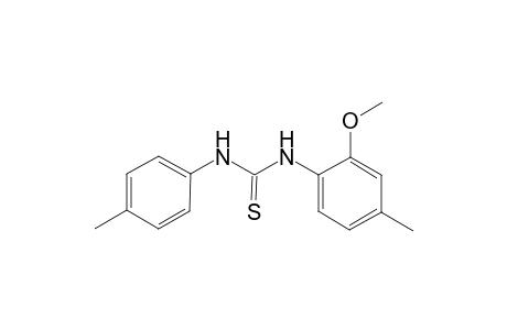 N-(2-methoxy-4-methylphenyl)-N'-(4-methylphenyl)thiourea