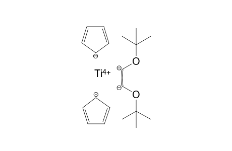 titanium(IV) 1,2-di-tert-butoxyethene-1,2-diide dicyclopenta-2,4-dien-1-ide