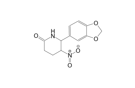 6-[3,4-(METHYLENEDIOXY)PHENYL]-5-NITRO-2-PIPERIDONE
