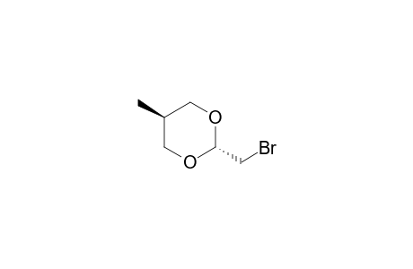 trans-2-Bromomethyl-5-methyl-1,3-dioxane