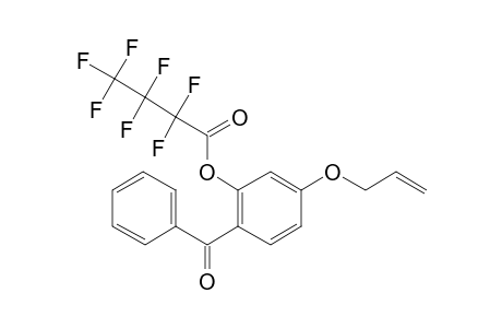 4-(Allyloxy)-2-hydroxybenzophenone, heptafluorobutyrate