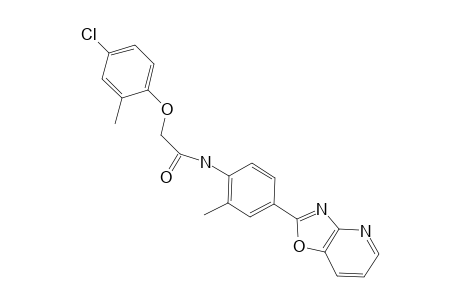 Acetamide, 2-(4-chloro-2-methylphenoxy)-N-(2-methyl-4-oxazolo[4,5-b]pyridin-2-ylphenyl)-