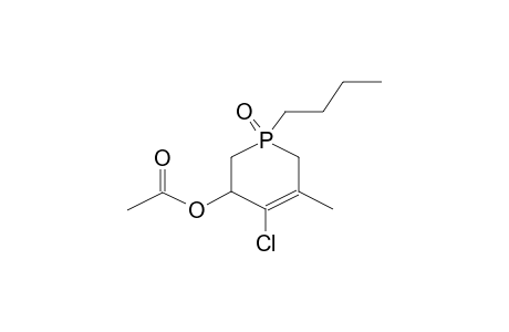 5-METHYL-3-ACETOXY-1-BUTYL-4-CHLORO-1,2,3,6-TETRAHYDROPHOSPHININE-1-OXIDE (CIS/TRANS MIXTURE)