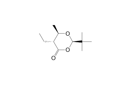 (2R,5R,6R)-2-tert-Butyl-5-ethyl-6-methyl-1,3-dioxan-4-one