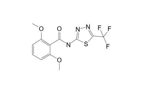 2,6-Dimethoxy-N-(5-trifluoromethyl-1,3,4]thiadiazol- 2-yl)benzamide