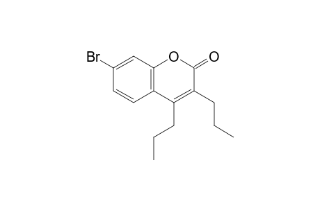 7-Bromo-3,4-dipropyl-2H-chromen-2-one