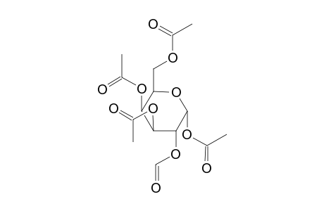 1,3,4,6-Tetrakis( o-acetyl)-2-o-formyl-.alpha.D-glucopyranose