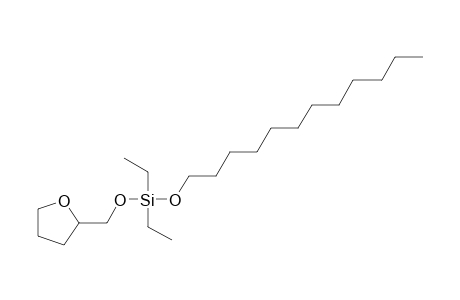 Silane, diethyldodecyloxytetrahydrofurfuryloxy-