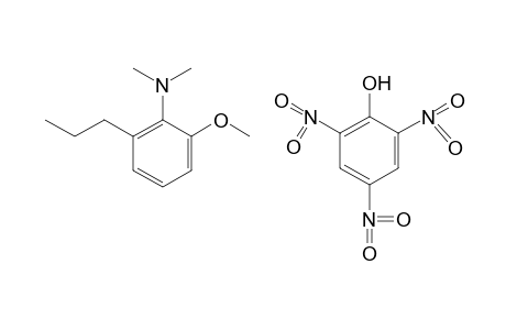 N,N-dimethyl-6-propyl-o-anisidine, picrate