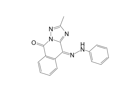 2-methyl-s-triazolo[1,5-b]isoquinoline-5,10-dione,10-(phenylhydrazone)