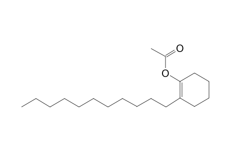 1-Cyclohexen-1-ol, 2-undecyl-, acetate