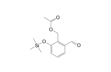 3- or 6-(Trimethylsilyloxy)-2-(acetoxymethyl)benzaldehyde