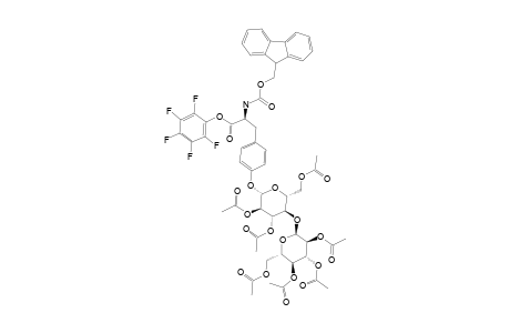 N(ALPHA)-FMOC-TYR-[AC(4)-ALPHA-D-GLC-(1->4)-AC(3)-BETA-D-GLC]-OPFP