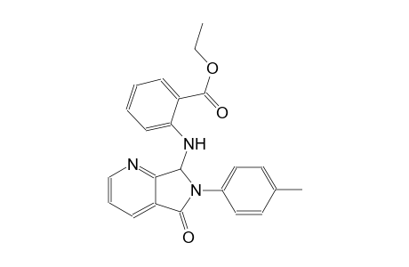 benzoic acid, 2-[[6,7-dihydro-6-(4-methylphenyl)-5-oxo-5H-pyrrolo[3,4-b]pyridin-7-yl]amino]-, ethyl ester