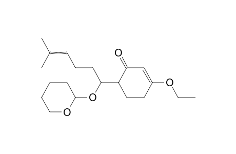 3-Ethoxy-6-(1-tetrahydropyranoxy-5-methyl-4-hexenyl)-2-cyclohexenone