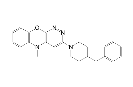 5H-pyridazino[3,4-b][1,4]benzoxazine, 5-methyl-3-[4-(phenylmethyl)-1-piperidinyl]-