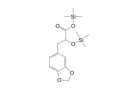 3,4-Methylenedioxyphenyllactic acid, o,o'-bis(trimethylsilyl)-