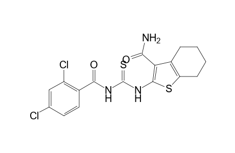 benzo[b]thiophene-3-carboxamide, 2-[[[(2,4-dichlorobenzoyl)amino]carbonothioyl]amino]-4,5,6,7-tetrahydro-