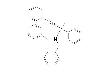 Dibenzyl-(1-methyl-1,3-diphenyl-prop-2-ynyl)-amine