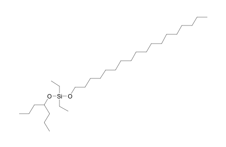 Silane, diethyl(4-heptyloxy)octadecyloxy-