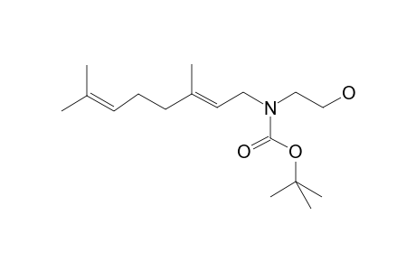 Tert-butyl N-[3,7-dimethylocta-2,6-dien-1-yl]-N-(2-hydroxyethyl)carbamate