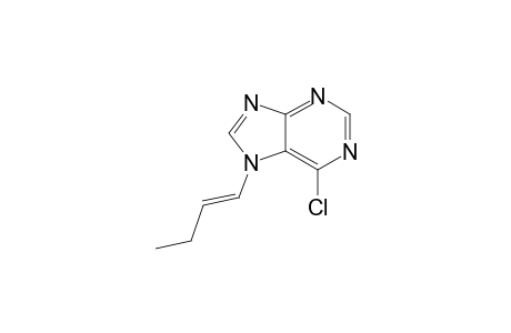 (E)-7-(BUT-1-EN-1-YL)-6-CHLORO-7H-PURINE