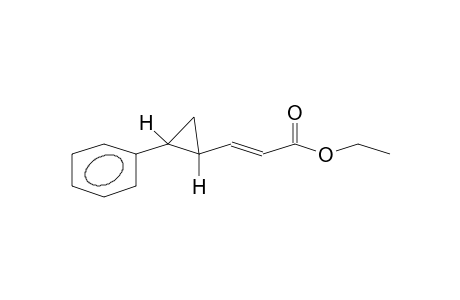 2-PROPENOIC ACID, 3-(2-PHENYLCYCLOPROPYL)-, ETHYL ESTER