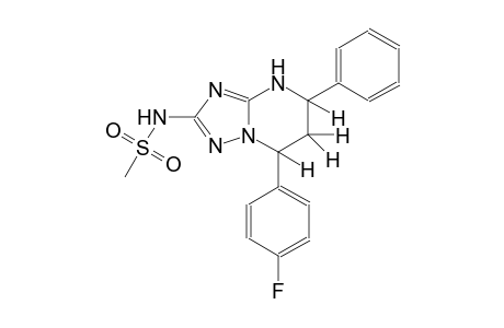 N-[7-(4-fluorophenyl)-5-phenyl-4,5,6,7-tetrahydro[1,2,4]triazolo[1,5-a]pyrimidin-2-yl]methanesulfonamide