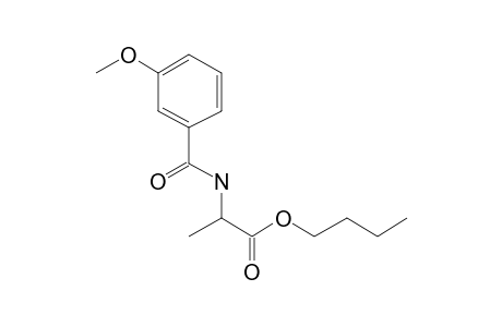 D-Alanine, N-(3-anisoyl)-, butyl ester