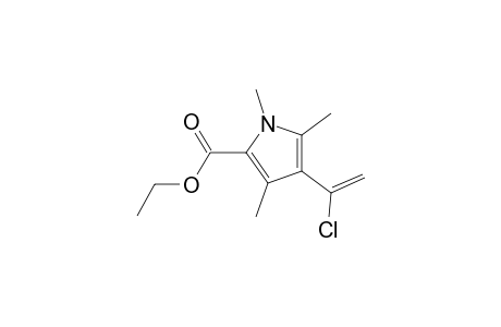 3-(1'-CHLOROVINYL)-5-ETHOXYCARBONYL-1,2,4-TRIMETHYLPYRROLE