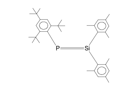 2,4,6-TRI-TERT.-BUTYLPHENYLPHOSPHENE-DIMESITYLSILENE