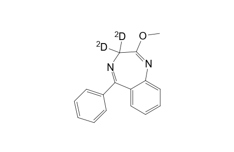 2-Methoxy-3,3-dideutero-5-phenyl-3H-1,4-benzodiazepine