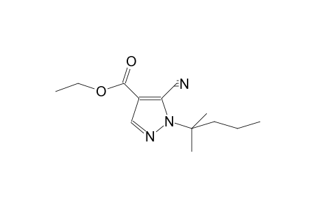 5-cyano-1-(1,1-dimethylbutyl)pyrazole-4-carboxylic acid ethyl ester