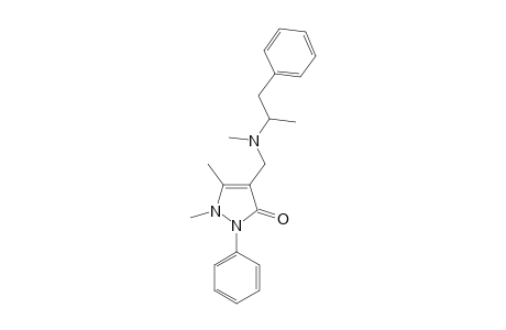 2,3-dimethyl-4-{[methyl(alpha-methylphenethyl)amino]methyl}-1-phenyl-3-pyrazolin-5-one