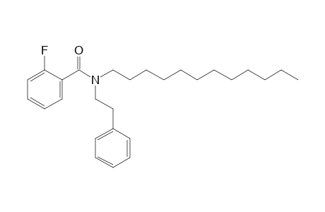 Benzamide, 2-fluoro-N-(2-phenylethyl)-N-dodecyl-