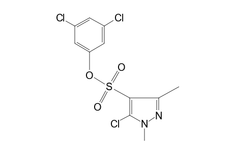 5-chloro-1,3-dimethylpyrazole-4-sulfonic acid, 3,5-dichlorophenyl ester