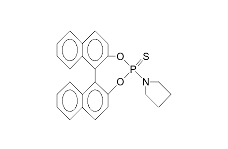 4-(1-PYRROLIDINYL)DINAPHTHO[2,1-d:1',2'-f][1,3,2]DIOXAPHOSPHEPIN, 4-SULFIDE